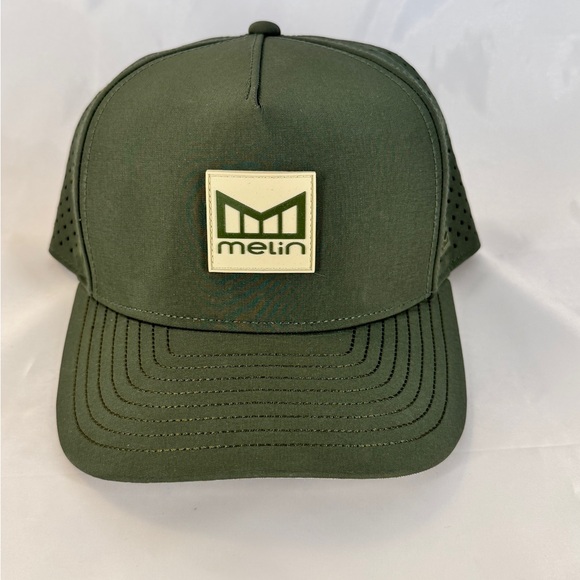 Melin Odysea Stacked Hydro Hat Mens Snapback Cap - Classic Size - Canopy / Khaki - Picture 2 of 9
